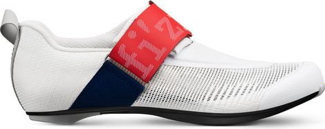 Chaussures de Triathlon Fizik Hydra Aeroweave Carbon Blanc/Bleu/Rouge