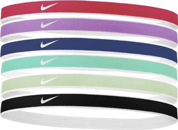 Cinta <strong>deportiva unisex Nike Swoosh 2.0 Multicolor Cinta fina x6</strong>