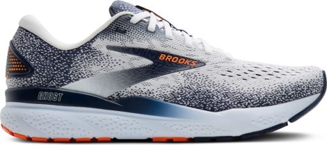 Brooks Ghost 16 Running Shoes White/Orange Men's