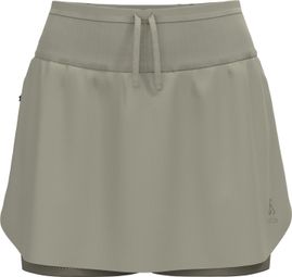 Jupe-Short Femme Odlo X-Alp Trail Gris Clair