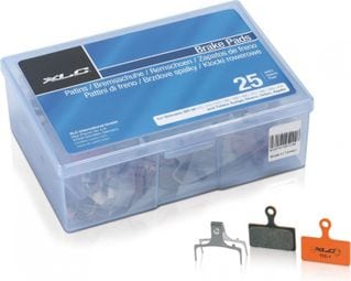 XLC BP-O25 Organische Bremsbeläge für Shimano (25 Paar)