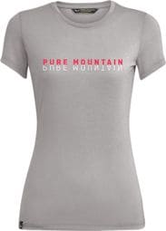 T-Shirt Salewa Pure Dry Gris Femme