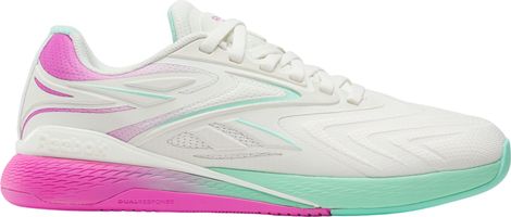 Reebok Nano X5 Edge Women's Training Shoes in White/Pink/Green