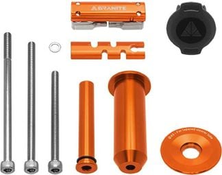 Multi-Tools im Granit-Design mit 42 mm orangefarbener Bodenkappe