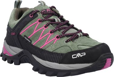 Zapatillas de senderismo CMP Rigel Low Wp Verde Mujer