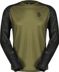 Men's Scott Trail Storm long sleeve jersey Green/Black