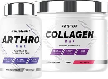 PACK MOBILITE - ARTHRO MAX (100 CAPS) - COLLAGEN MAX (350G) Pastèque