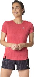 Odlo Zeroweight Engineered Women's Short Sleeve Jersey Red