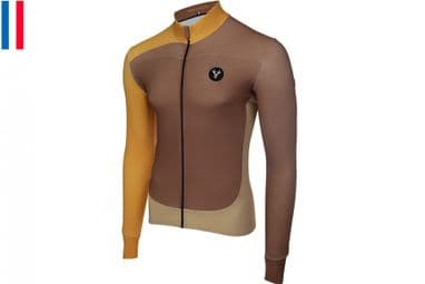 LeBram Madeleine Long Sleeve Jersey Brown Tailored Fit