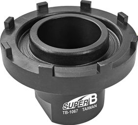 SUPER B Clé de verrouillage 50 mm 8 dents en acier compatible Bosch Active Line et Performance Line