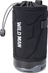 Sacoche porte-bidon WILD MAN vélo avec bandoulière 1 L noire