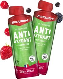 Gel Énergétique Overstims Antioxydant Fruits Rouges 34g