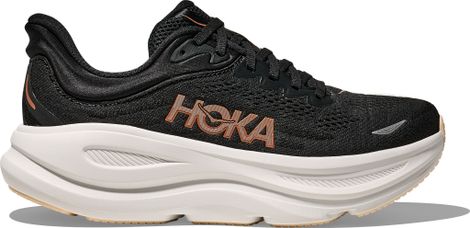 Hoka Bondi 9 Schwarz/Gold Damen Laufschuhe