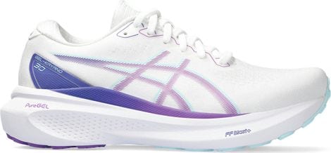 Asics Gel Kayano 30 Laufschuhe Weiß Violett Damen