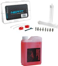 Kit di spurgo universale Neatt + Olio minerale Shimano 1L