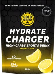 GoldNutrition Hydrate Charger H60 Lemon Energy Drink, 700 g