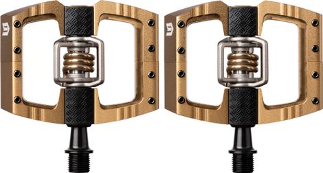 Paar Crankbrothers Mallet DH Loic Bruni Signature Edition Bronzen pedalen