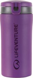 Lifeventure Flip-Top Purple Matte Insulated Mug