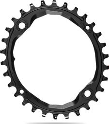 Plateau Narrow Wide AbsoluteBlack Mono 104 BCD Oval Premium Chainring Noir