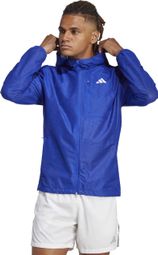 adidas running Adizero waterproof jacket Blue