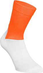 POC Essential Road Socks Orange White