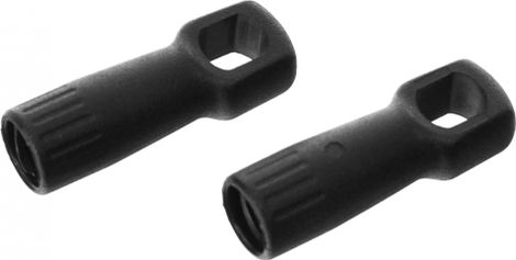 Neatt Presta Valve Core Remover Caps (Pair) Black