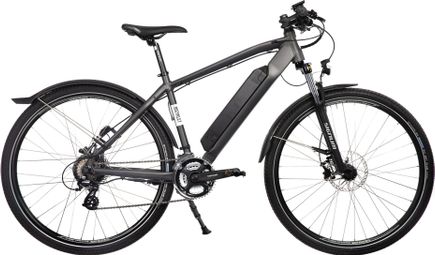 VTC Électrique Bicyklet Joseph Shimano Altus 7V 417 Wh 700 mm Noir Gris