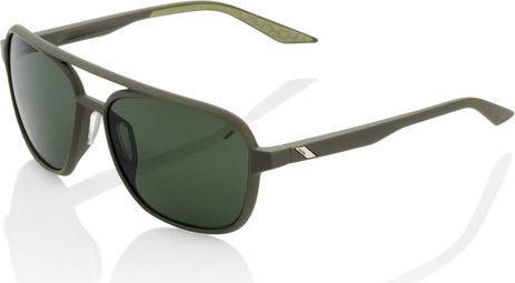 Lunettes Femme 100% Kasia Vert / Miroir Gris Vert