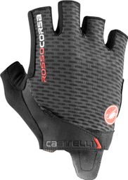 Guantes Castelli Rosso Corsa Pro V Gris Oscuro