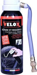 BOMBE ANTI-CREVAISON 100 ml Velox VALVE PRESTA / SCHRADER MTB / E-BIKE.