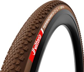 Vittoria Terreno Pro T50 Mixed Gravel Race 700 mm Gravel Tire Tubeless Ready Foldable Anti-Puncture Belt Race Formulation Natural Brown Beige Sidewall