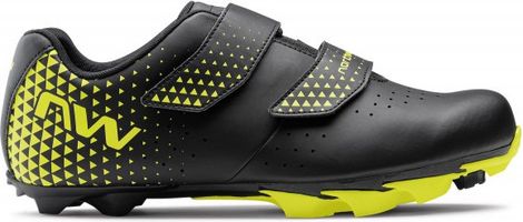 Northwave Spike 3 MTB Schoenen Zwart Geel Fluo