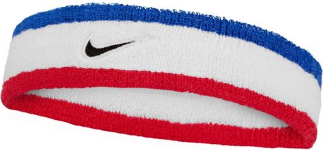 Bandeau éponge Nike Swoosh Classic Blanc/Bleu/Rouge