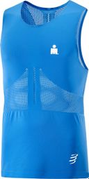 Débardeur Compressport IronMan Dazzle Bleu