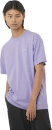 Salomon Chest Logo RX Violet Heren T-Shirt met korte mouwen