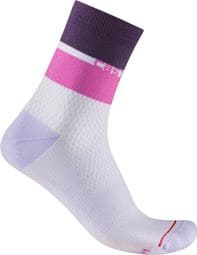 Chaussettes Castelli Elégente 12 Rose Violet