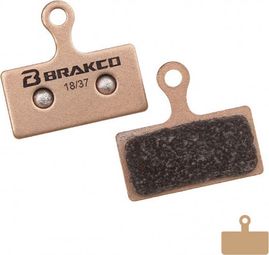 Plaquettes ventilées Sintered Shimano 4P SAINT ZEE XTR XT DEORE