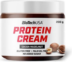 Protein Cream (200g) - Biotech Usa - Chocolat Noisette - Pâtes à Tartiner Protéinées