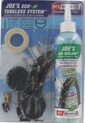 NO FLATS Joe's Tubeless 26-27.5-29'' ECO Conversion Kit Presta 240ml 17-21mm