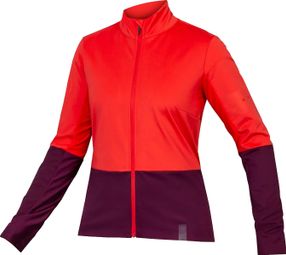 Maglia a maniche lunghe Endura FS260 Jetstream Donna Rosa / Viola XL