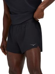 Hoka Race Day Split Shorts Black Uomo