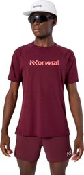 NNormal Race heren shirt met korte mouwen, bordeauxrood