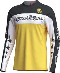Troy Lee Designs Sprint Pro Long-Sleeve Jersey, Yellow/Black
