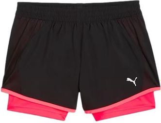 Short 2-en-1 Puma Run Favorite Velocity Noir / Rose Femme