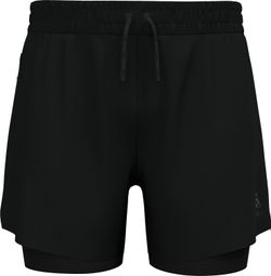 Short 2-En-1 Odlo Zeroweight 5'' Noir