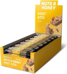 Nuts et Honey (28x35g) - Biotech Usa - Miel -  Barres énergétiques