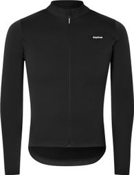 Langarmtrikot GripGrab Gravelin Merinotech Thermal Schwarz