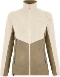 Damesfleece Salewa Paganella Polarlite Beige