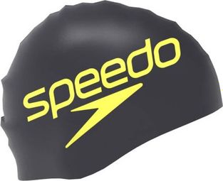 Speedo Printed Silicone Swim Cap Black
