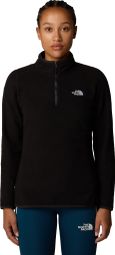 The North Face 100 Glacier 1/4 Zip Women's Fleec Black